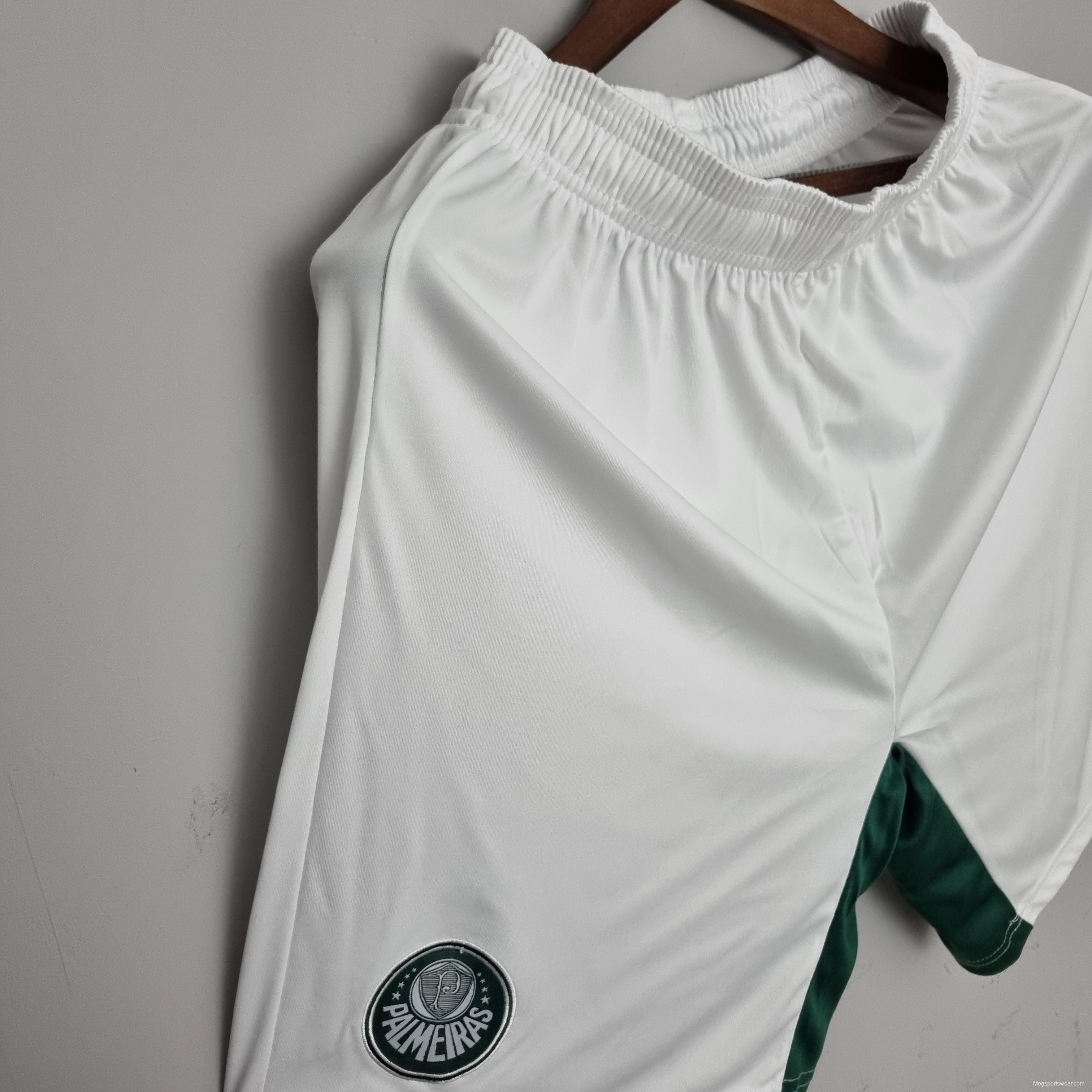 22/23 Palmeiras Shorts White Soccer Jersey