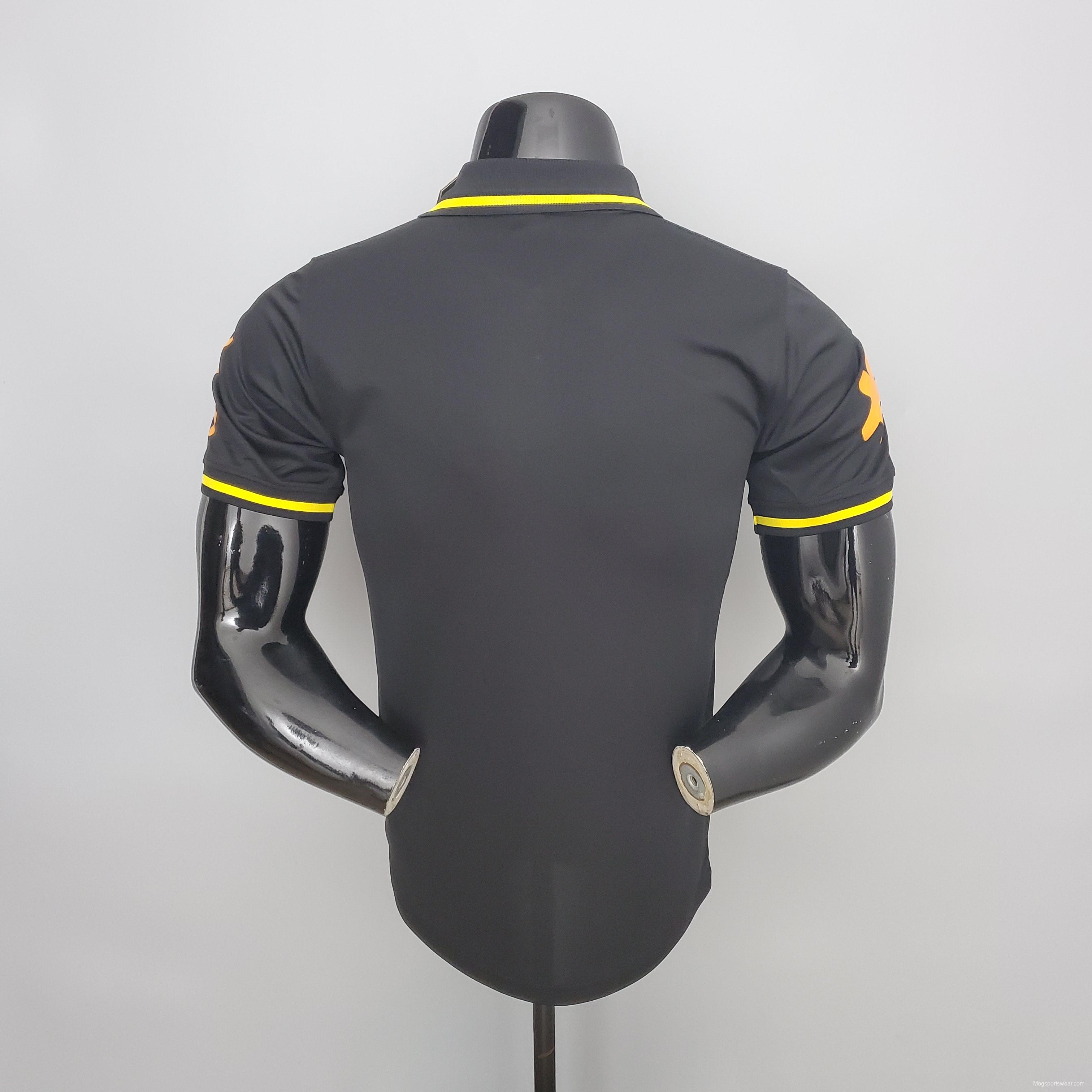 POLO Brazil Black Soccer Jersey