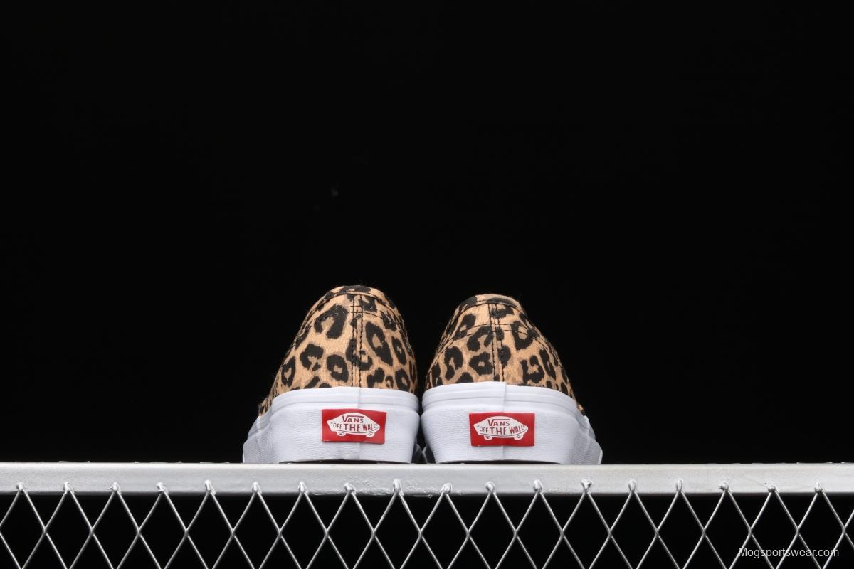 Vans Authentic 2021SS official website limited leopard print low-top casual board shoes VN0AODUNQQ