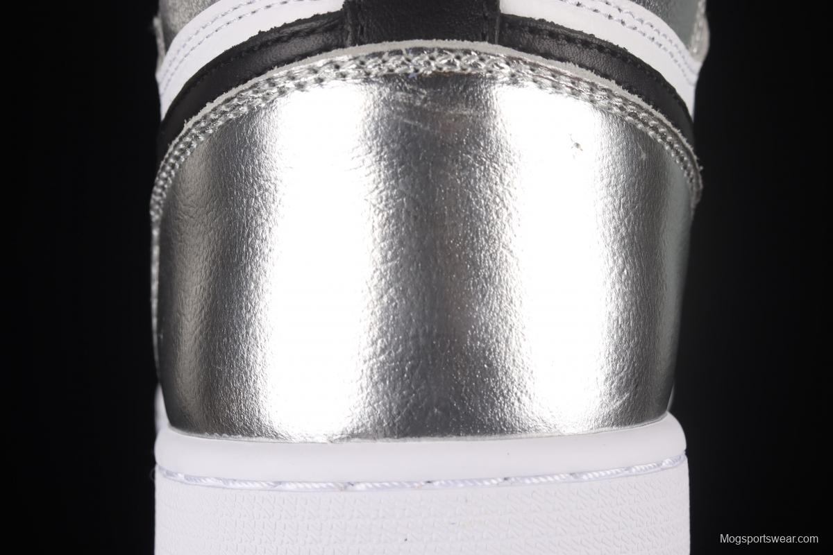 Air Jordan 1 High OG Wmns Silver Toe metal black silver silver toe CD0461-001