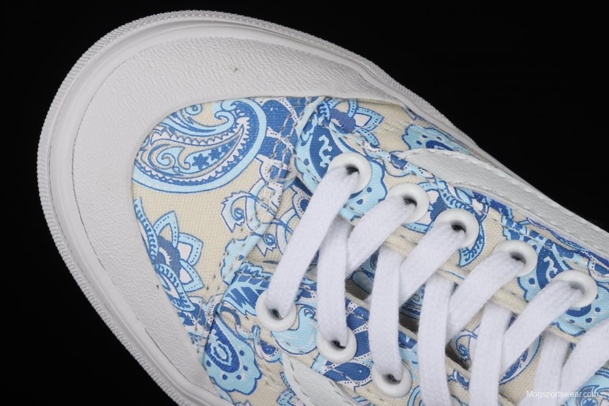 Vans Style 36 Decon SF Blue and White Blue and White Vulcanized canvas Leisure Sports Board shoes VN0A5HFF686