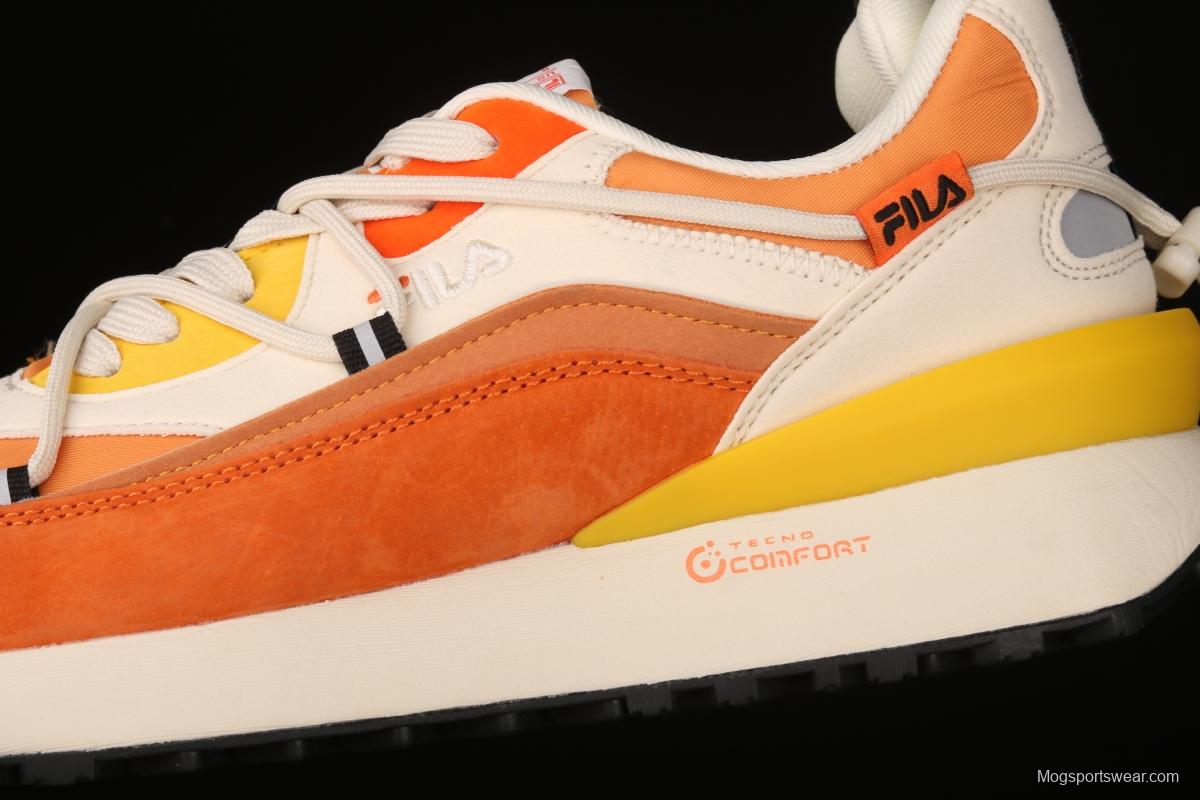 Fila Jogger spring and summer style orange soda hit color couple sports shoes T12W111108FGA