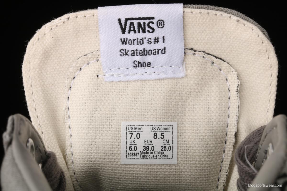 Vans Sk8-Hi Vlt Lx YaNIKEes Yankees co-branded high-top casual canvas shoes VN0A4CS5W43