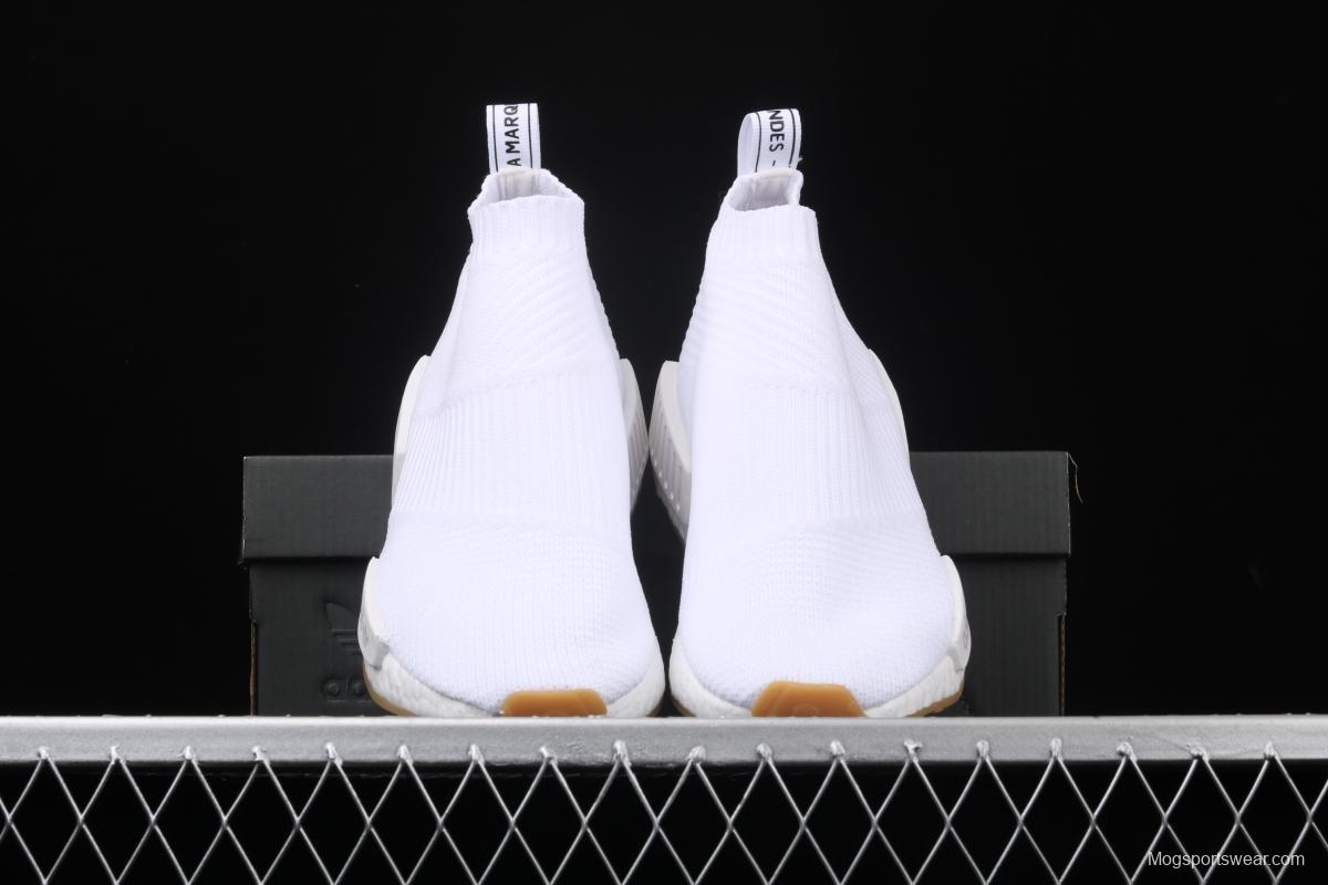 Adidas NMD CS1 competes for All White BA7208 stretch knitted sock shoes