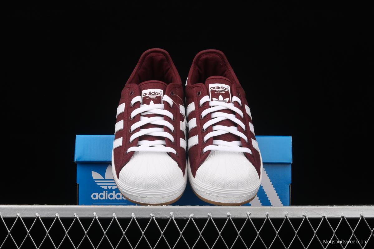 Adidas Originals Superstar S82573 shell head canvas breathable casual board shoes