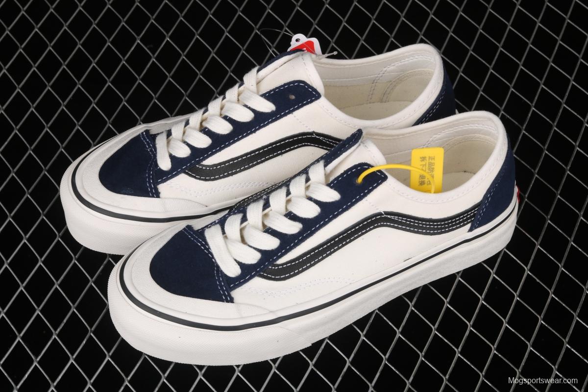 Vans Style 36 half-moon head half-crescent white low-top sports board shoes VN0A38GF4UJ2