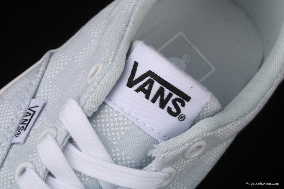 Vans Doheny Era Milk Blue Checkerboard online Celebrity shoes VN0A3MVZ3QN