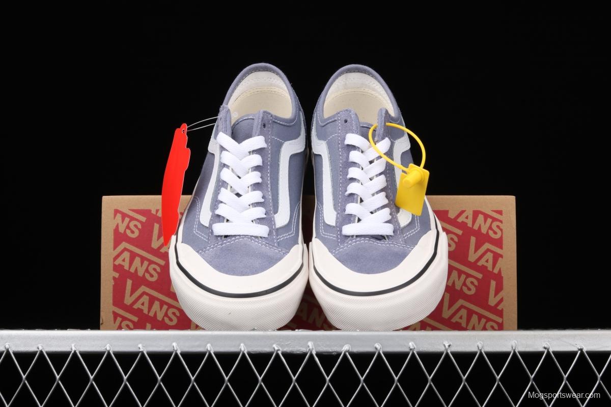 Vans Style 36 Decon SF Vance blue-gray half-moon Baotou vulcanized canvas shoes VN0A3MVLK0B