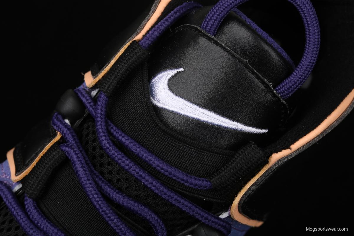 NIKE Wmns Air More Uptempo Dusk To Dawn Starry Sky Purple Cloud Pippen Classic High Street Basketball shoes Series 553546-018