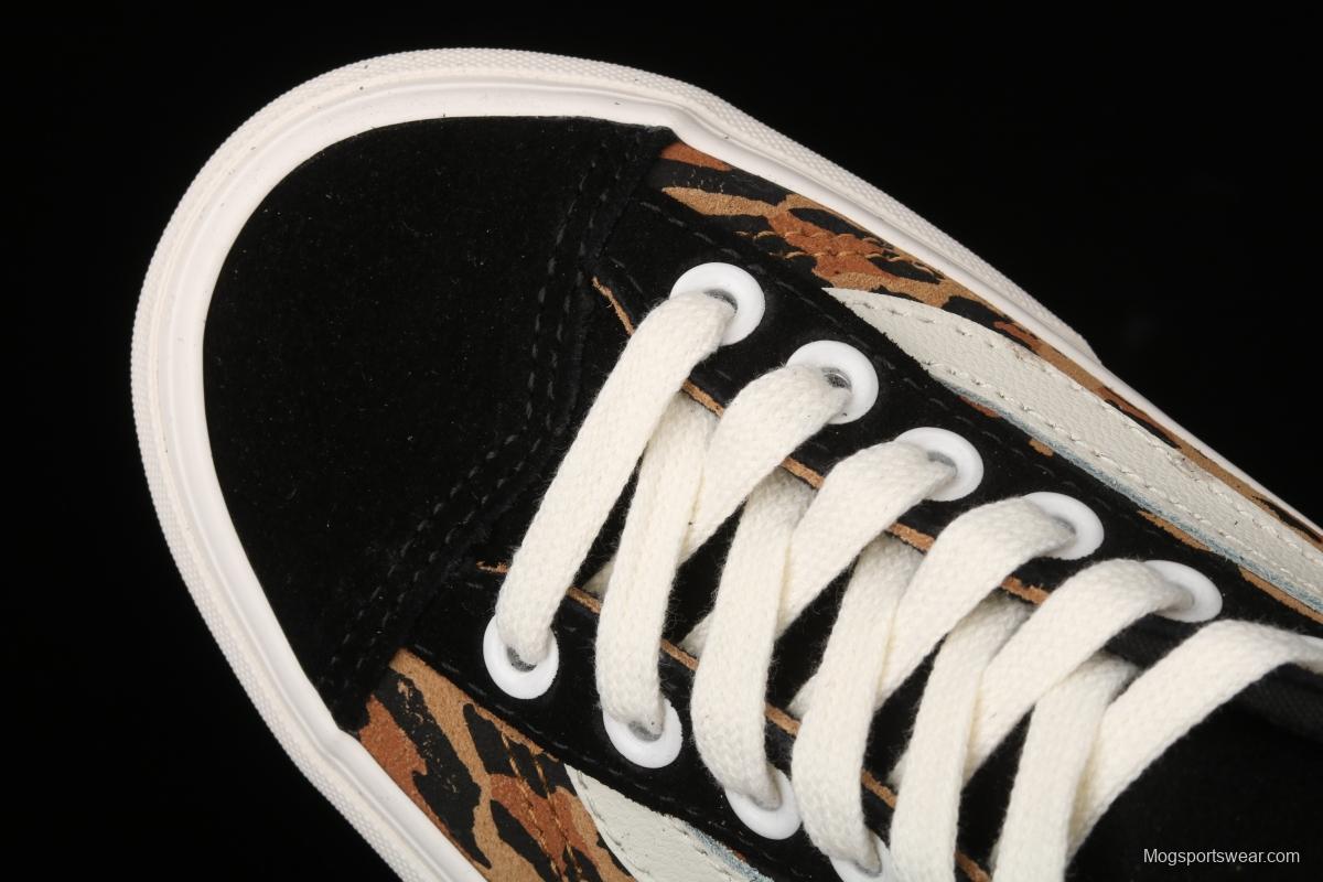 Vans Style 36 Decon Sf Vance leopard print spliced fur retro low upper shoes VN0A3MVL4Y5