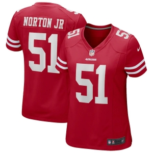 Women's Ken Norton Jr. Scarlet Retired Player Limited Team Jersey