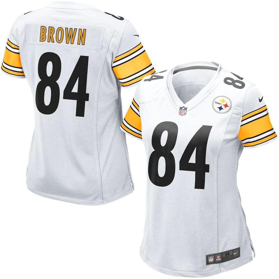 Women's Antonio Brown White Player Limited Team Jersey