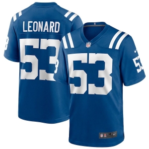 Men's Darius Leonard Royal Player Limited Team Jersey