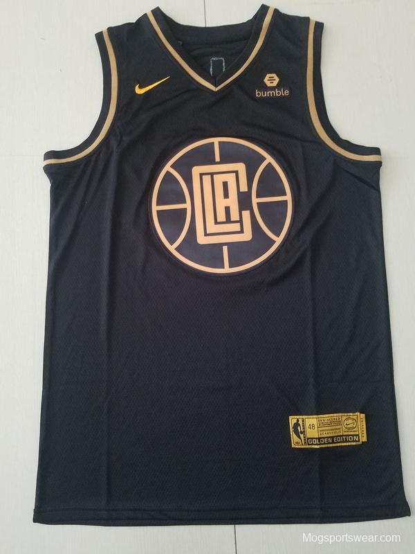 Kawhi Leonard 2 Black Golden Edition Jersey