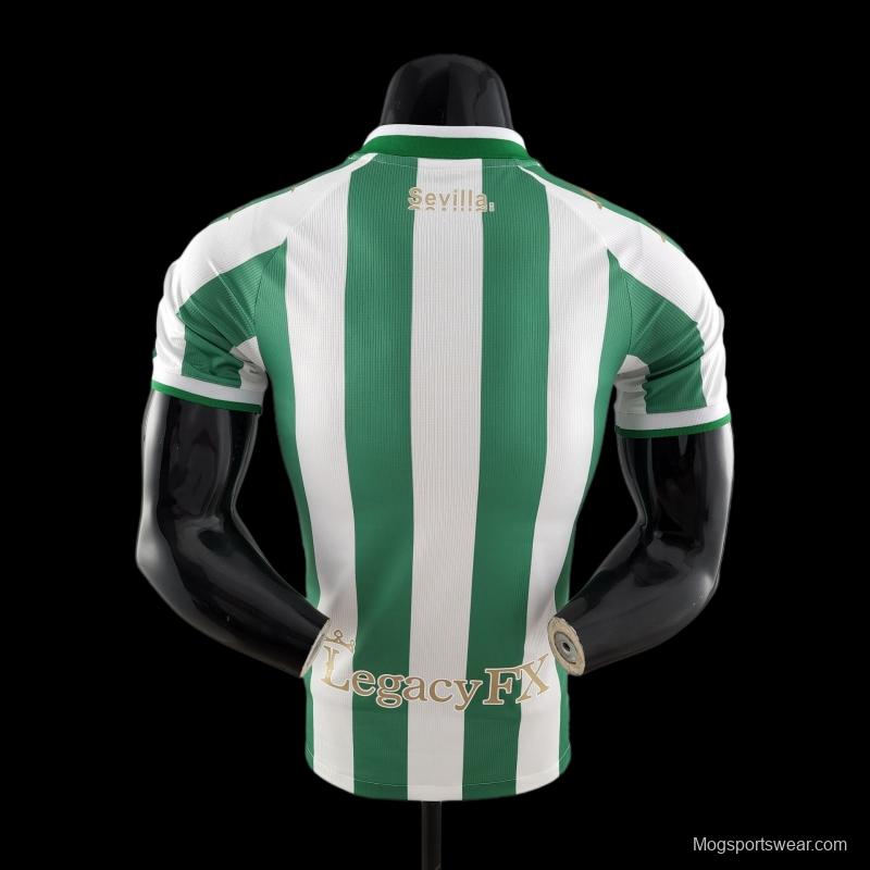 Player Version 22/23 Real Betis King's Cup Version Home Soccer Jersey