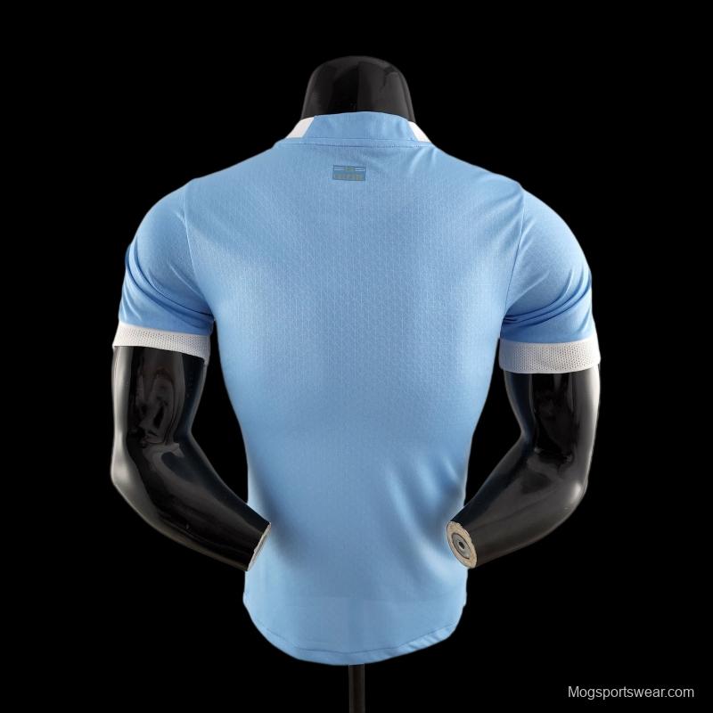 Player Version 2022 Uruguay Home Soccer Jersey