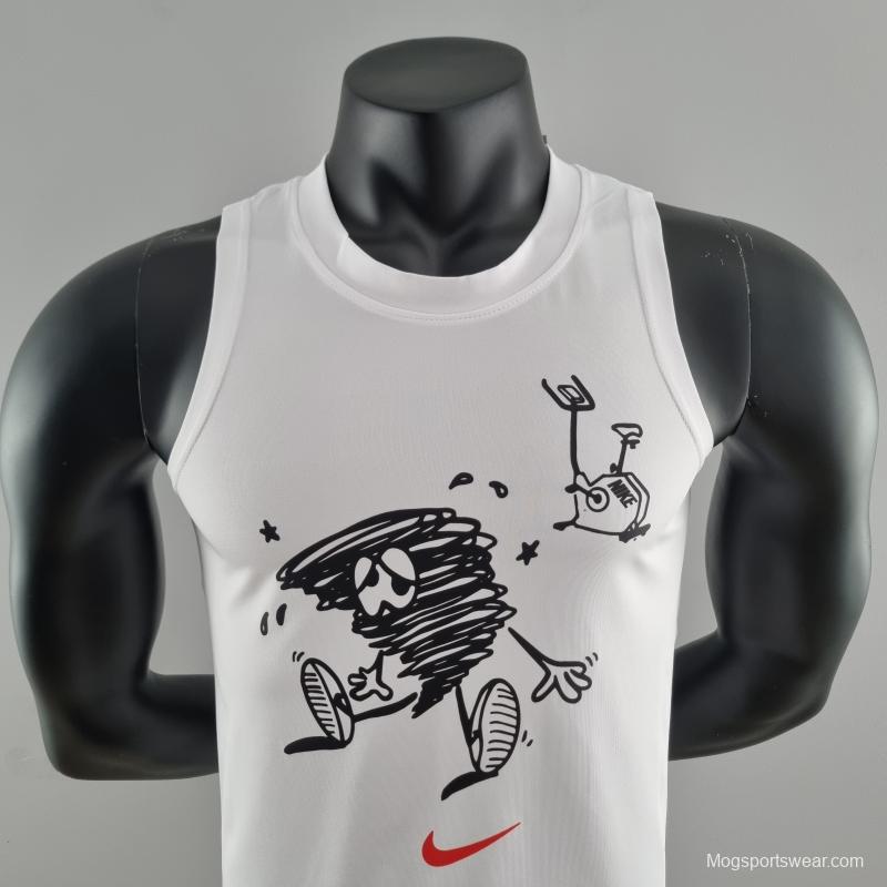 2022 NIKE White Vest Shirts #K000187