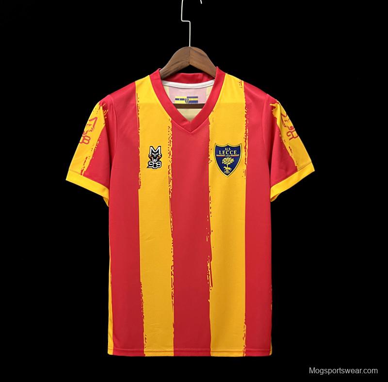 22/23 Lecce Home Soccer Jersey