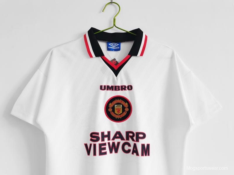 Retro 1996/97 Manchester United Away Soccer Jersey