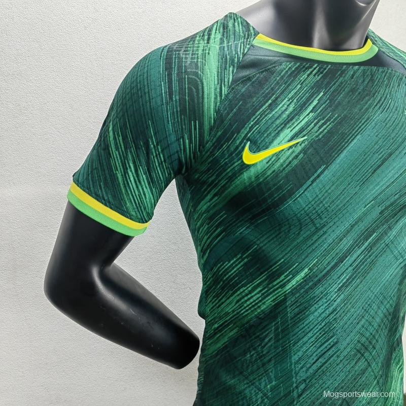 Player Version 2022 Brazil Green Special Jersey