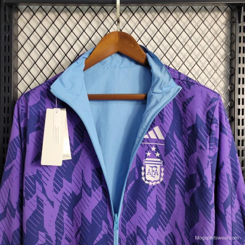 3-star 2023 Argentina Reversible Windbreaker