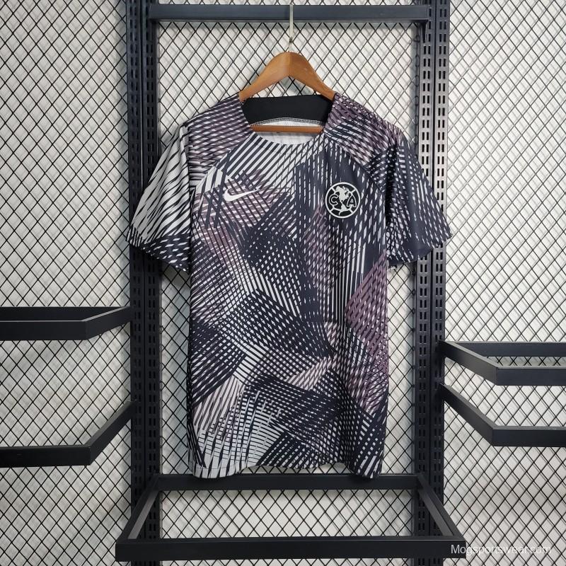 23-24 Club America Black Training Jersey