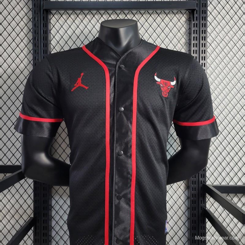 NBA Bull Stadium Black Jersey