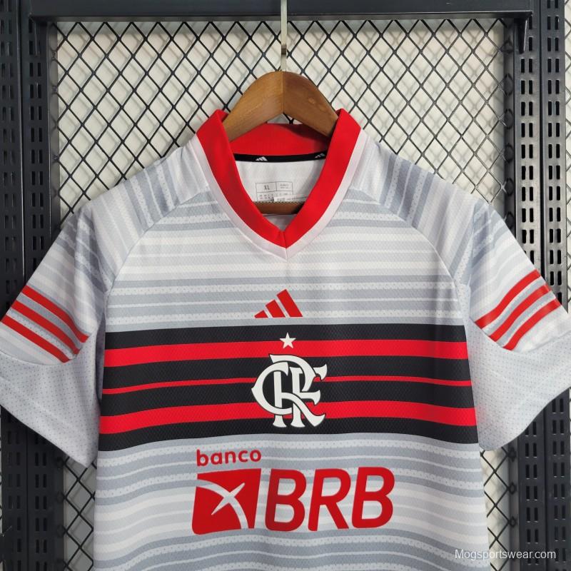 23-24 Flamengo Grey Stripe Special Edition Jersey