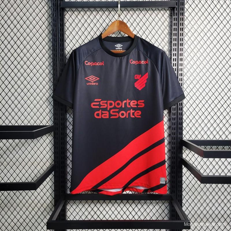 23-24 Athletico Paranaense Away Black/Red Jersey