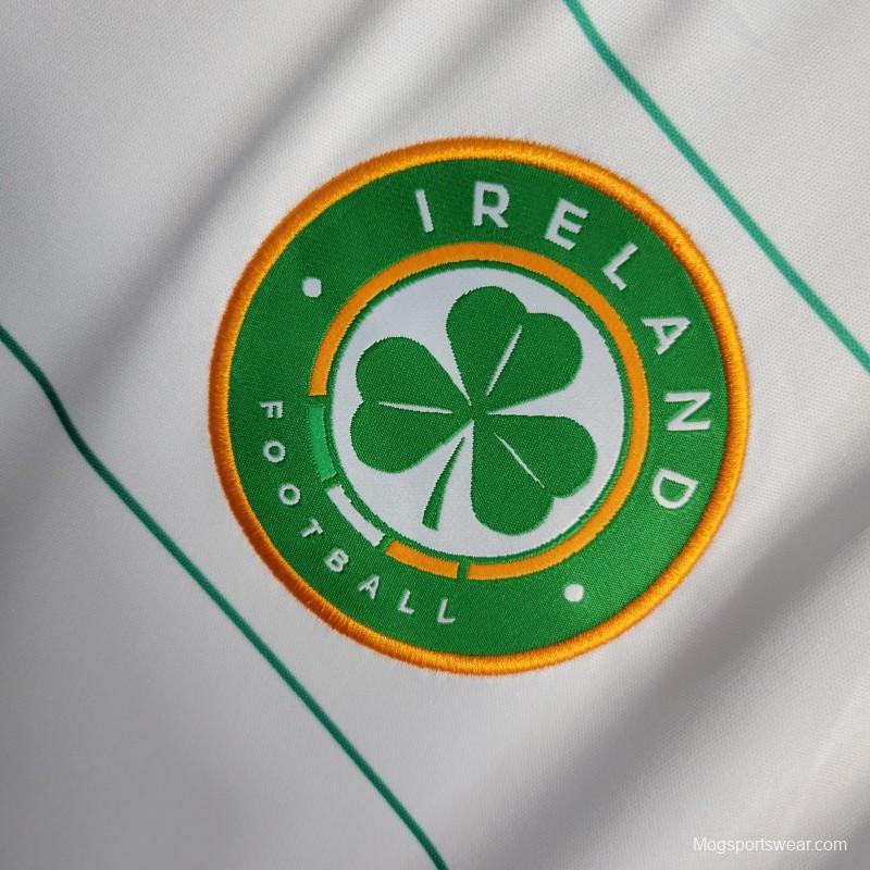 2023 Ireland Away White Soccer Jersey