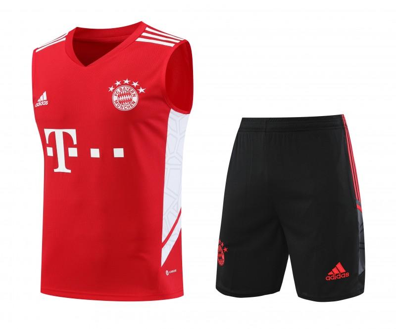 23-24 Bayern Munich Red Vest Jersey+Shorts