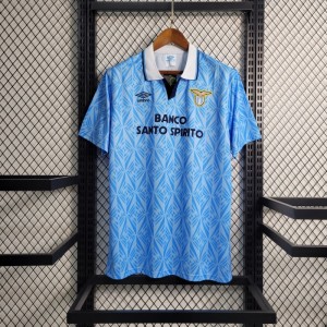 Retro 1991 Lazio Home Jersey