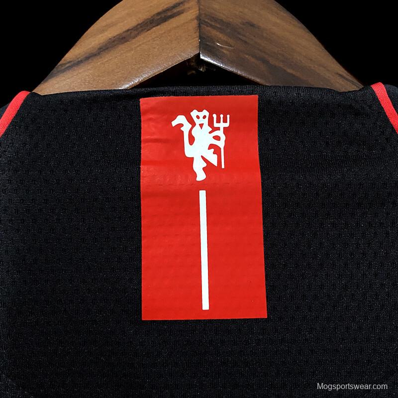 Retro 07/08 Manchester United Away Black Jersey