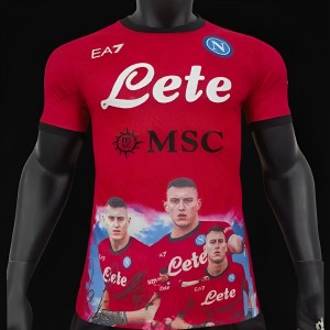 22/23 SSC Napoli Face Game Red Jersey