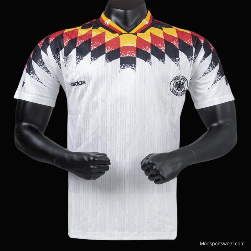 Retro 1994 Germany Home Soccer Jersey