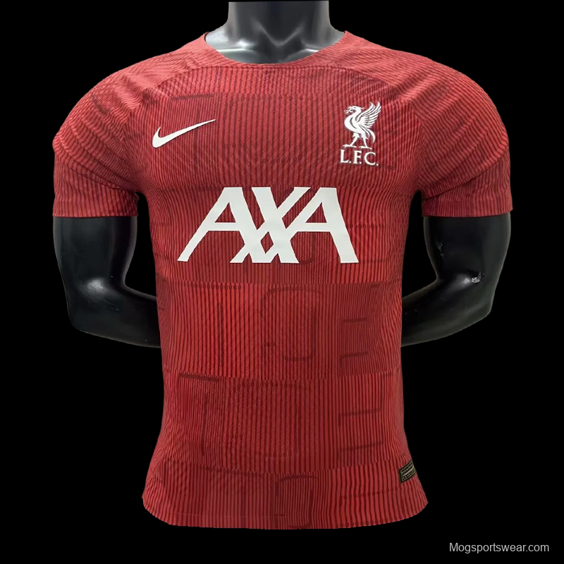 Player Version 23/24 Liverpool Red Pre-Match Training Jersey