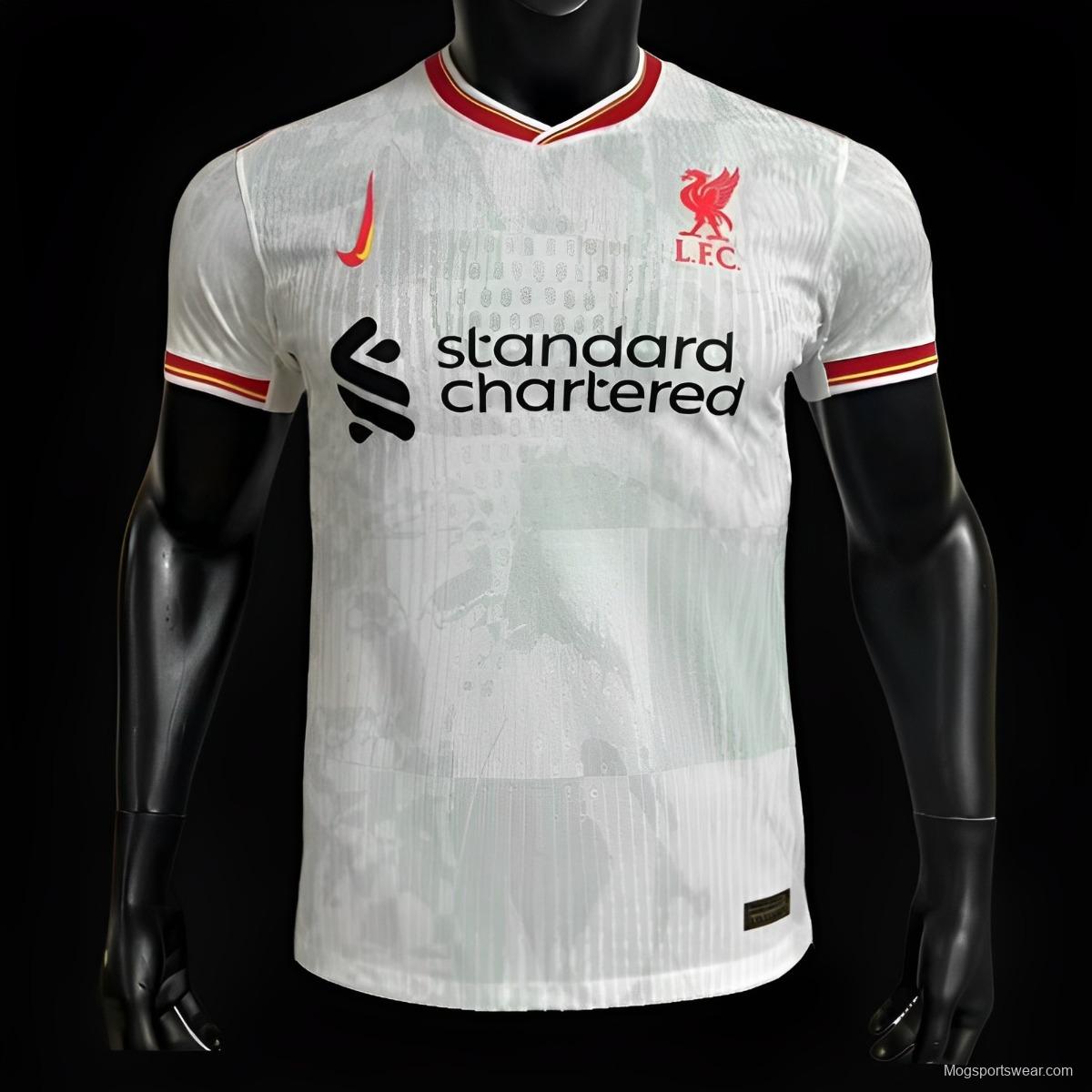 Player Version 24/25 Liverpool Third White Jersey