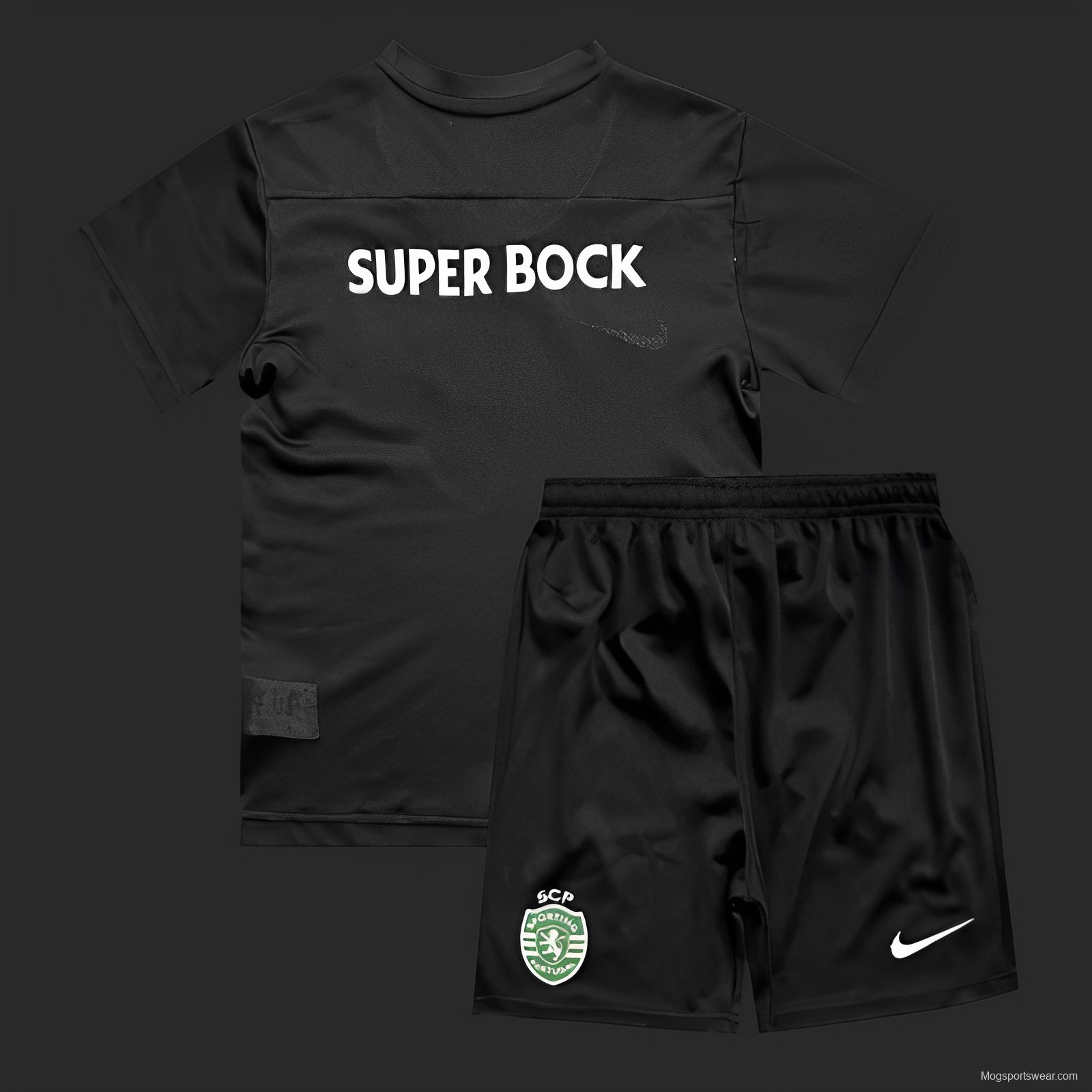 23/24 Kids Sporting Lisbon Forth Black Jersey