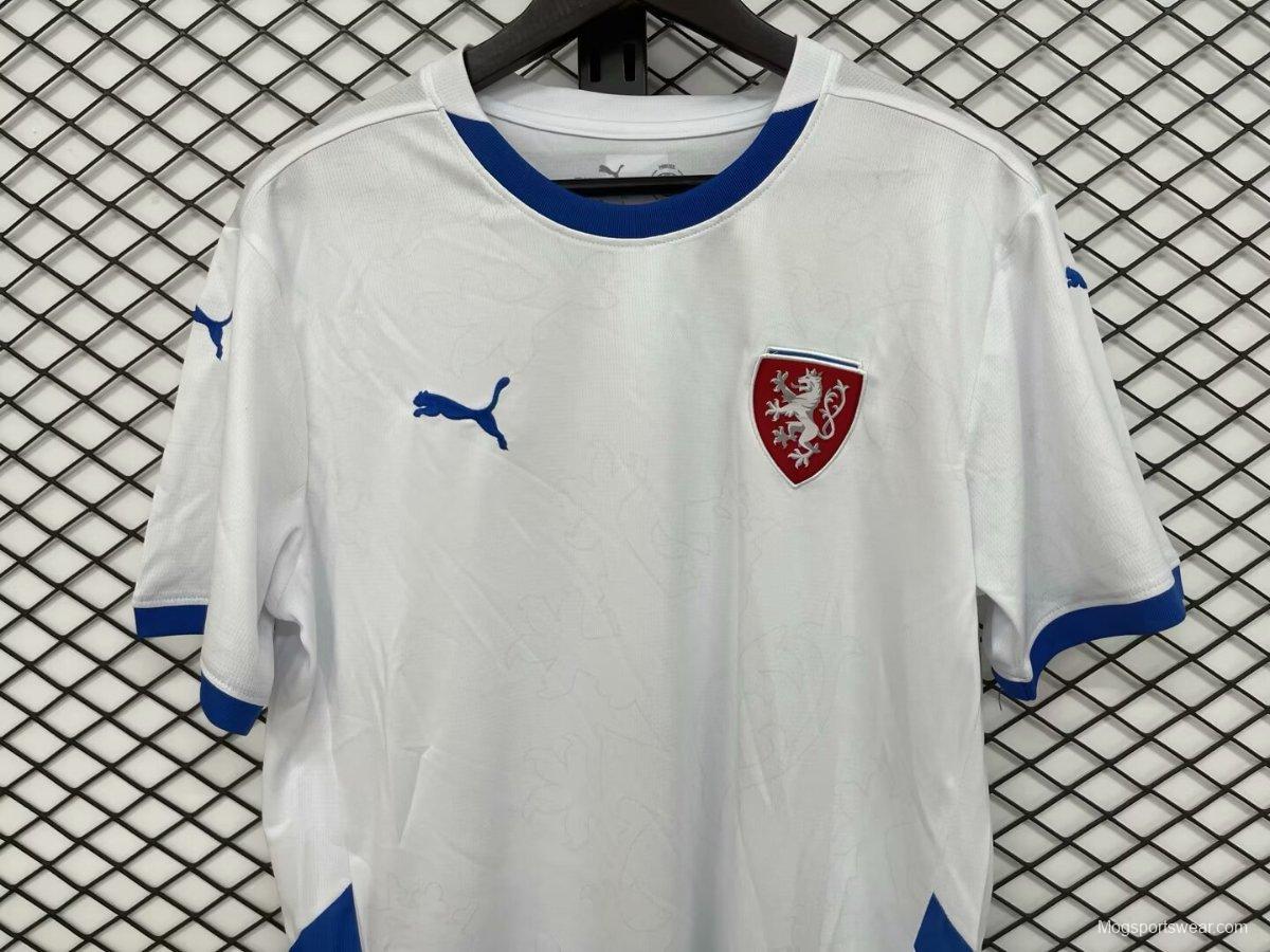 2024 Czech Republic Away White Jersey