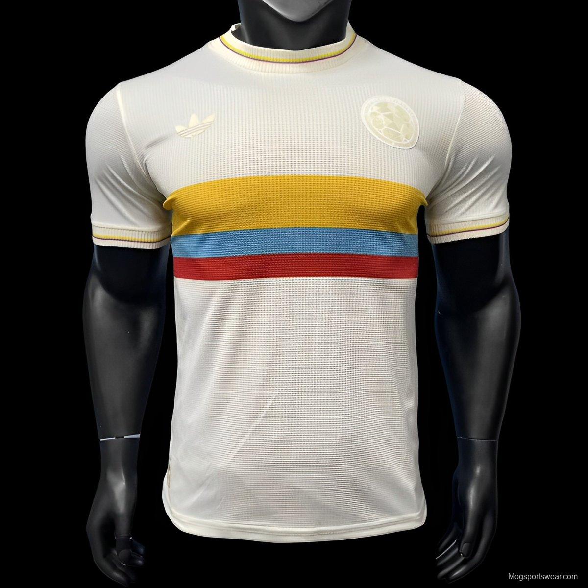 Player Version 2024 Colombia White 120Th Anniversary Jersey