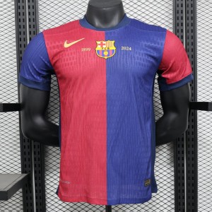 Player Version 24/25 Barcelona Home 125Th Anniversary 1899-2024 Printing Jersey